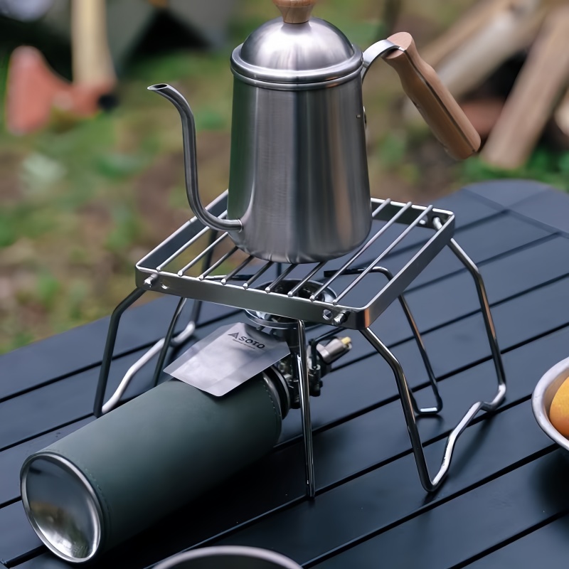 Camping Cooking Fire Stove - SSUNTAK Foldable Stainless Steel Camping Grill