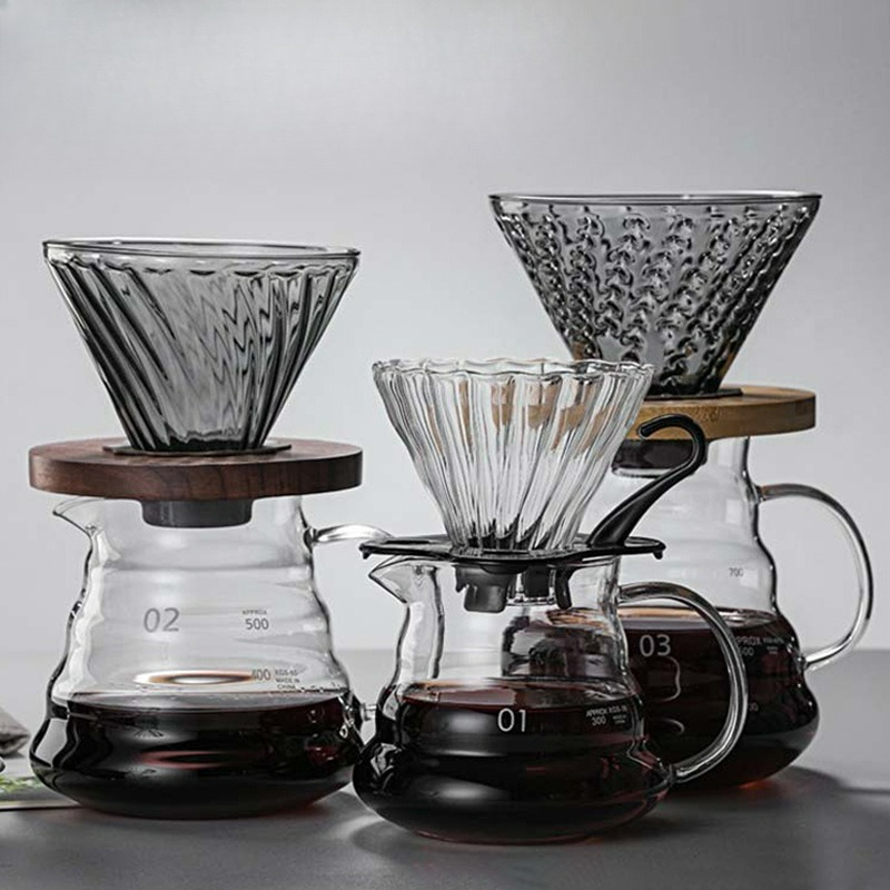 Camping Cooking Set - Pour Over Coffee Maker Set High-Heat