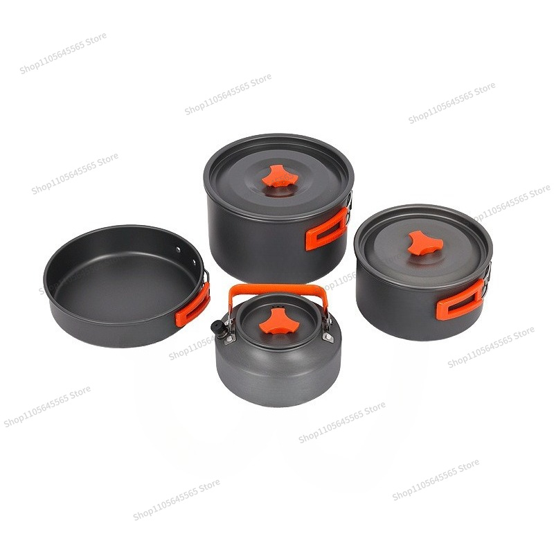 For Outdoor Camping Cookware 4 - Camping Cooking Set For 4 review and price