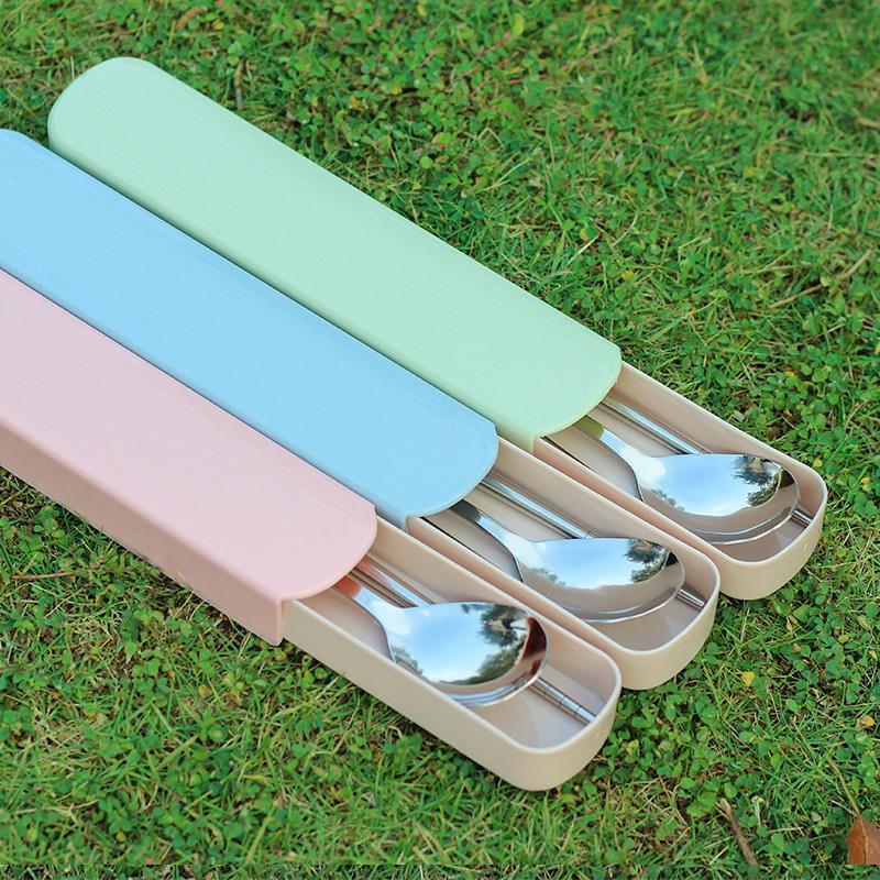4Pcs/Set Stainless Steel Chops - Camping Cooking And Cutlery Set review and price