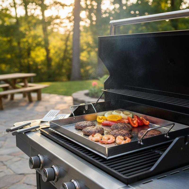 Universal Flat Top Griddle 18x - Camping Cooking Device review and price