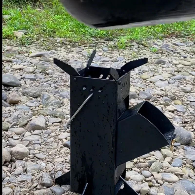 Integrated Outdoor Folding Woo - Camping Cooking Fire Stove review and price