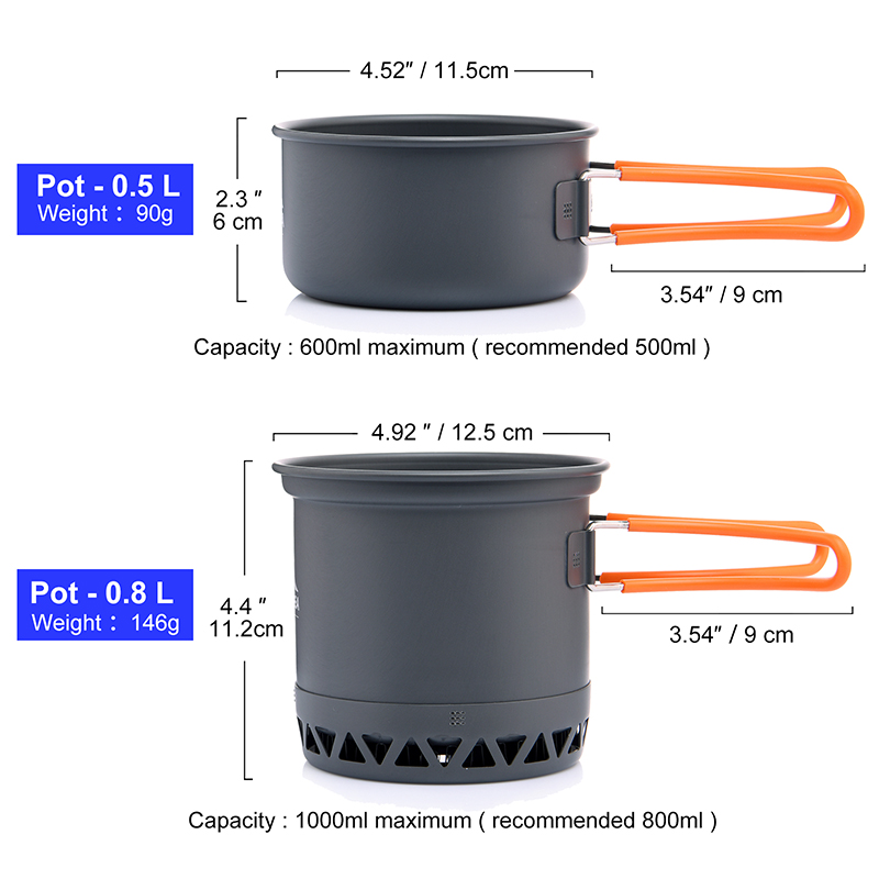 Widesea Portable Camping Cookw - Camping Cooking Set For 4 review and price