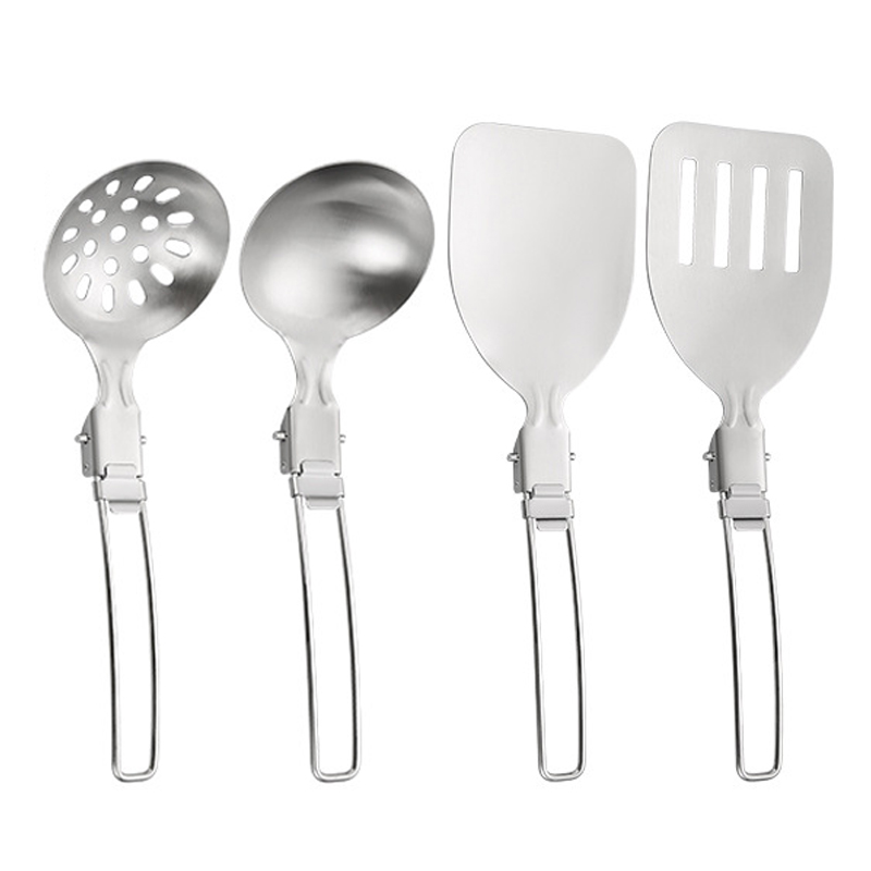 4PCS Outdoor Folding Kitchenwa - Camping Cooking Set For 4 review and price