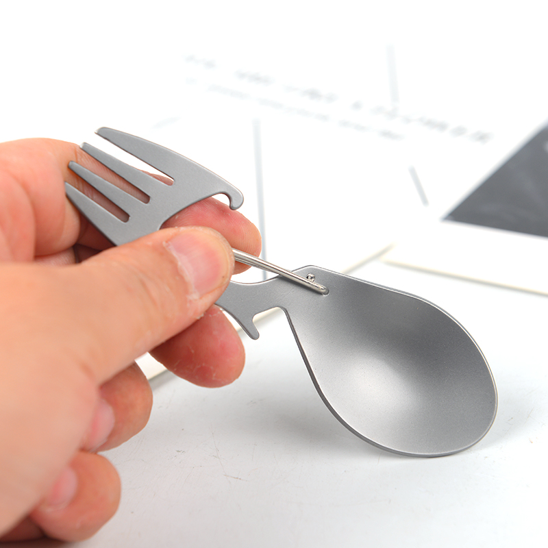 Multi-functional Titanium Allo - Camping Cooking And Cutlery Set review and price
