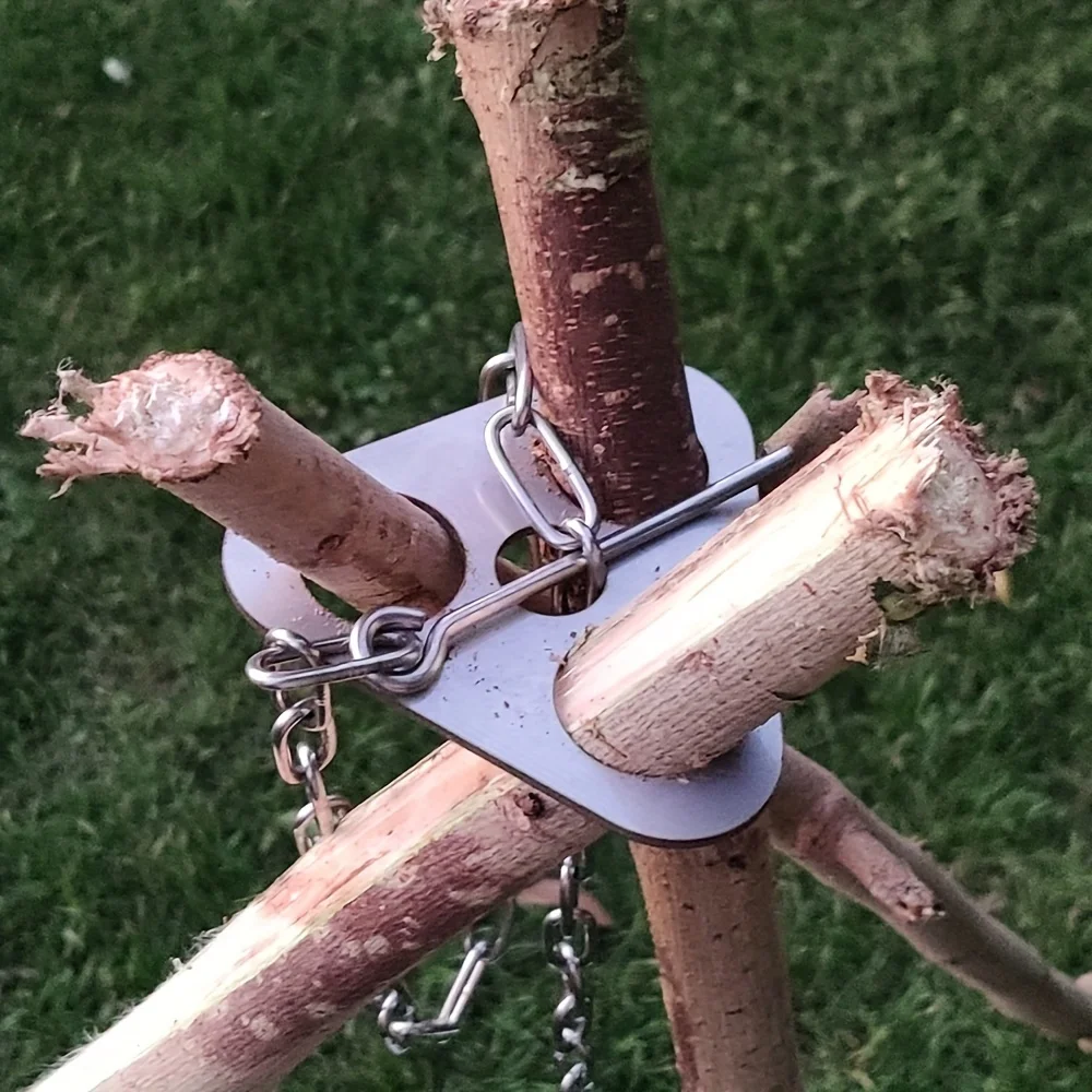 Stainless Steel Camping Tripod - Camping Cooking And Cutlery Set review and price