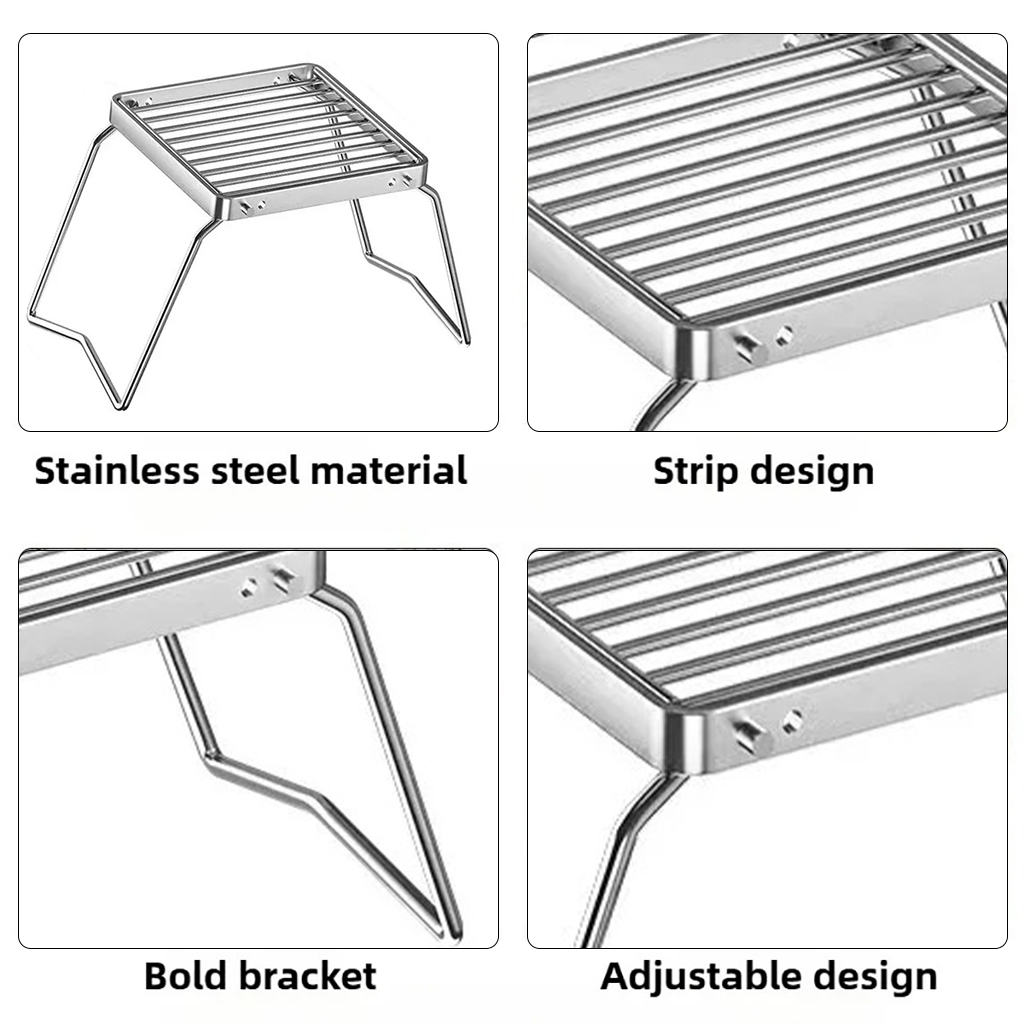 SSUNTAK Foldable Stainless Ste - Camping Cooking Fire Stove review and price