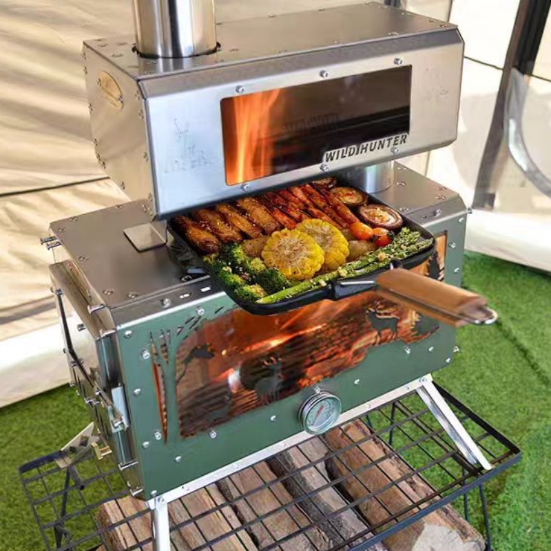 Camping Firewood Stove 2-Side  - Camping Cooking Fire Stove review and price