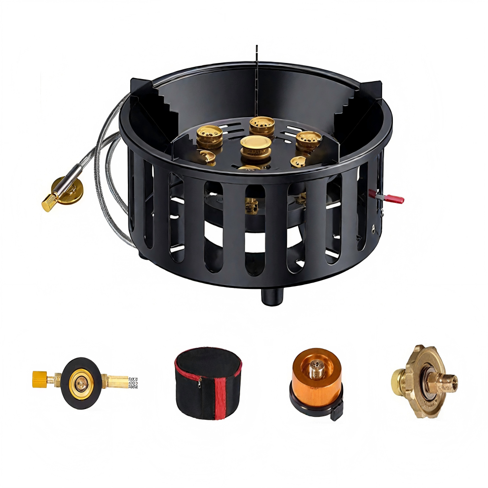 High-Power 7-Core 21000W Porta - Camping Cooking Fire Stove review and price