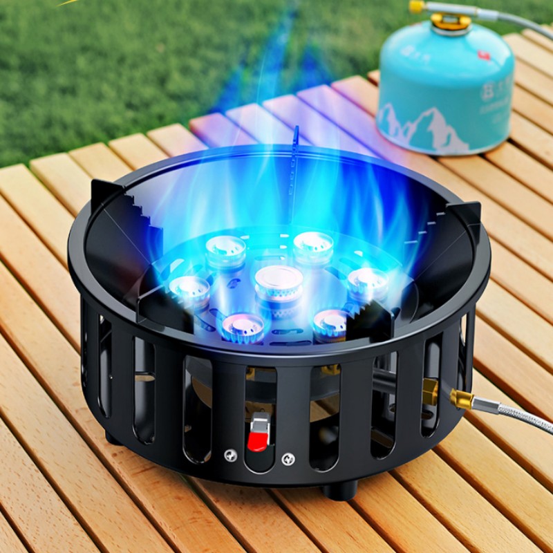 High-Power 7-Core 21000W Porta - Camping Cooking Fire Stove review and price