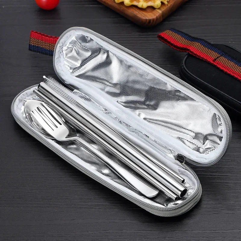 8Pcs/set Tableware Reusable Tr - Camping Cooking And Cutlery Set review and price