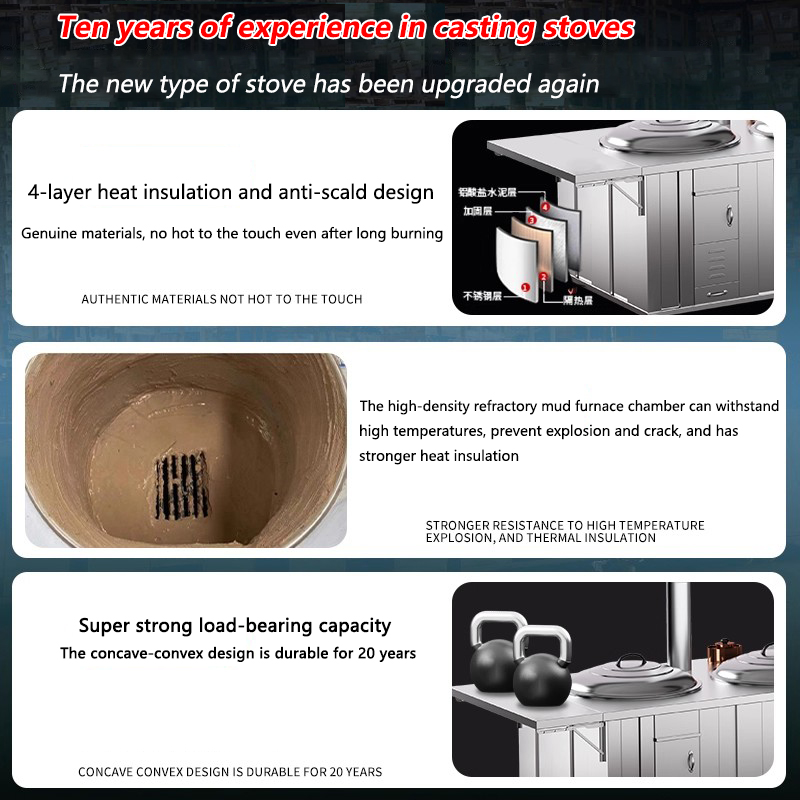 High-Efficiency Portable Desig - Camping Cooking Fire Stove review and price