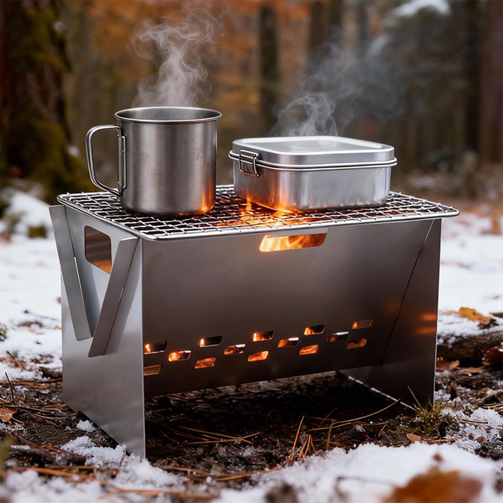 Foldable Portable Charcoal Gri - Camping Cooking Fire Stove review and price